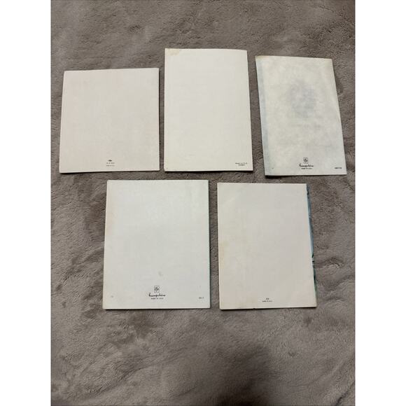 Vintage Lot Of 5 used Christmas Greeting Cards - Picture 2 of 5